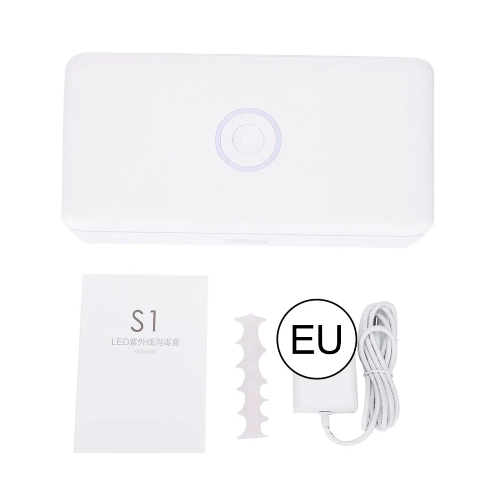 

Sterilizer Cosmetic Cleaning Tools UV Disinfection Device Sun UV LED Kit Beauty Sets Makeup Brushes Shaver Cleaning Travel Suppl