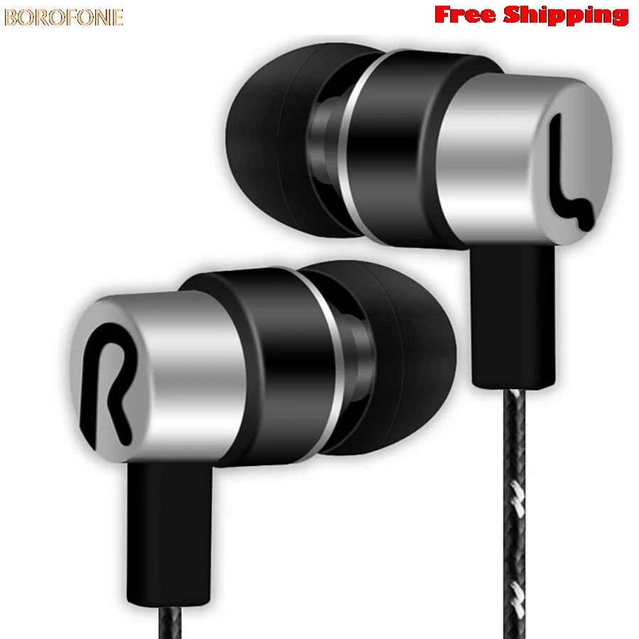 

BOROFONE Universal 3.5mm In-Ear Stereo Earbuds Earphone With Mic For Cell Phone hands-free calling Drop Shipping