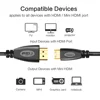 Mini HDMI vers HDMI-câble compatible mâle vers mâle 1080P 3D pour appareil photo plaqué or Mini câble compatible HDMI 1m 2m compatible HDMI ► Photo 3/6