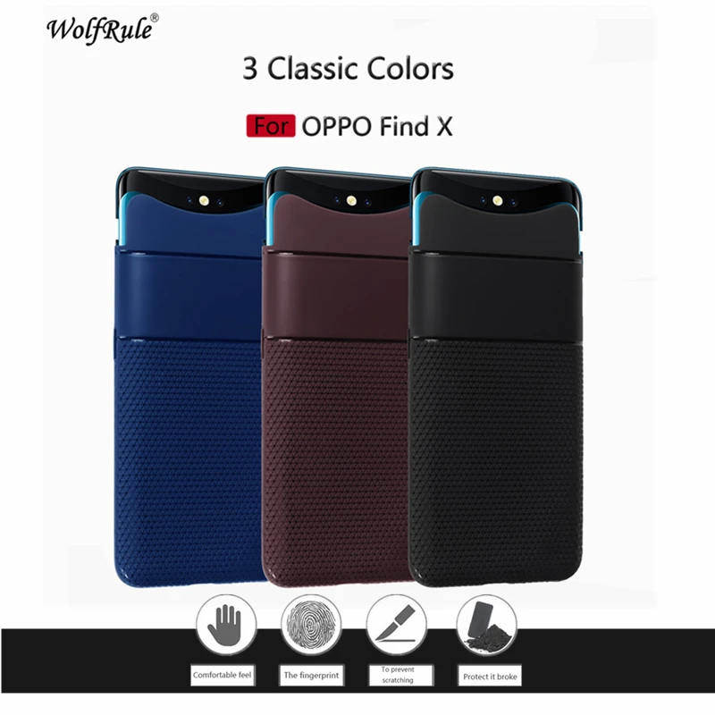 OPPO Find X Case Bumper Triangle Pattern Soft Mobile Phone