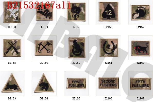 

Embroidery patch British Army Multicam MTP military