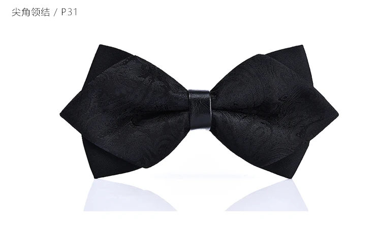 Высококачественный новейший галстук-бабочка, мужские аксессуары, галстук-бабочка, черный, красный галстук, деловой костюм, свадебная церемония