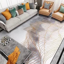 2000x2900 мм Простая в современном скандинавском стиле большой ковер для гостиной