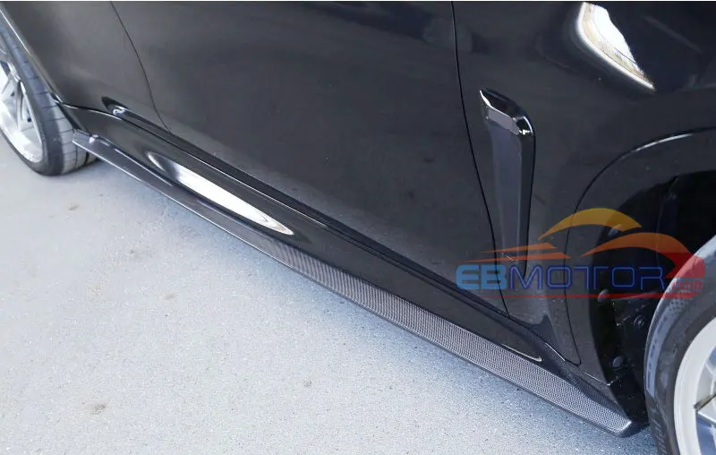 ebmotor-com Real Carbon Fiber Side Skirts 1pair For BMW F16 X6 M-Sport Package F86 X6M 2015UP 6