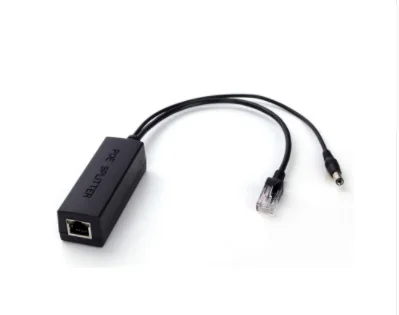 HTJ разделитель PoE 48V Вход и 12V Выход Мощность Over Ethernet сплиттер адаптер пусть