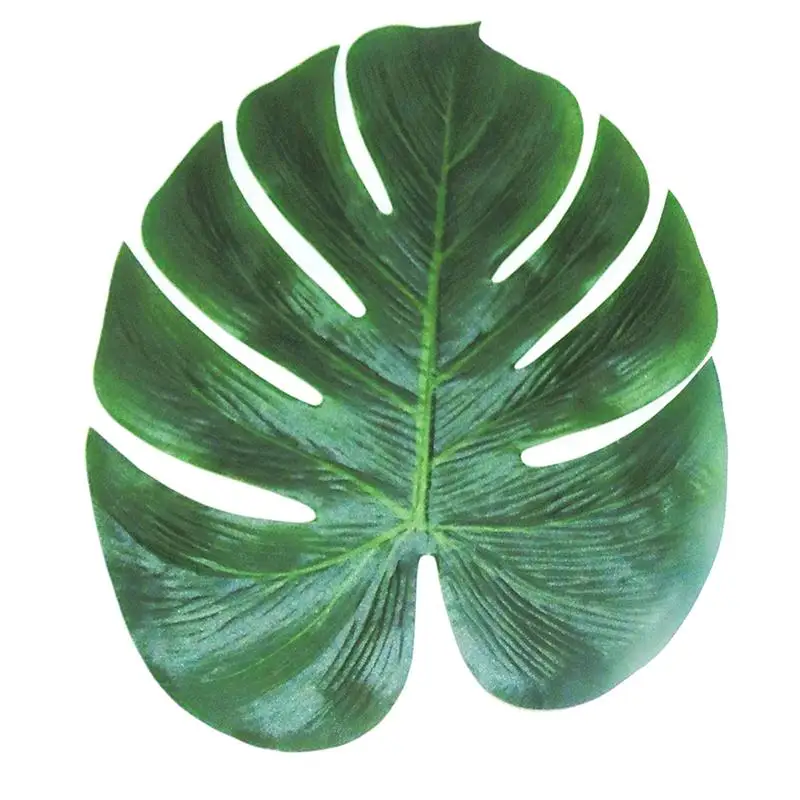 12pcs Artificial Leaf 35x29cm Tropical font b Palm b font font b Leaves b font Simulation