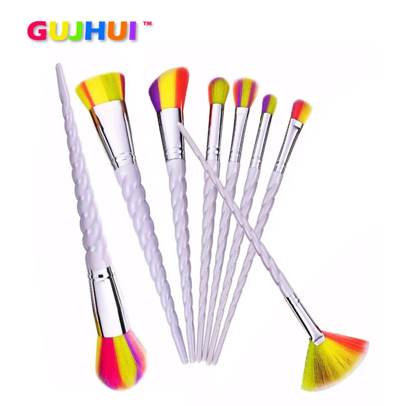 

Best Deal GUJHUI  Fashion 8PCS Make Up Foundation Loose Powder Eye Shadow Blush Cosmetic Concealer Brushes Beauty Tools Set