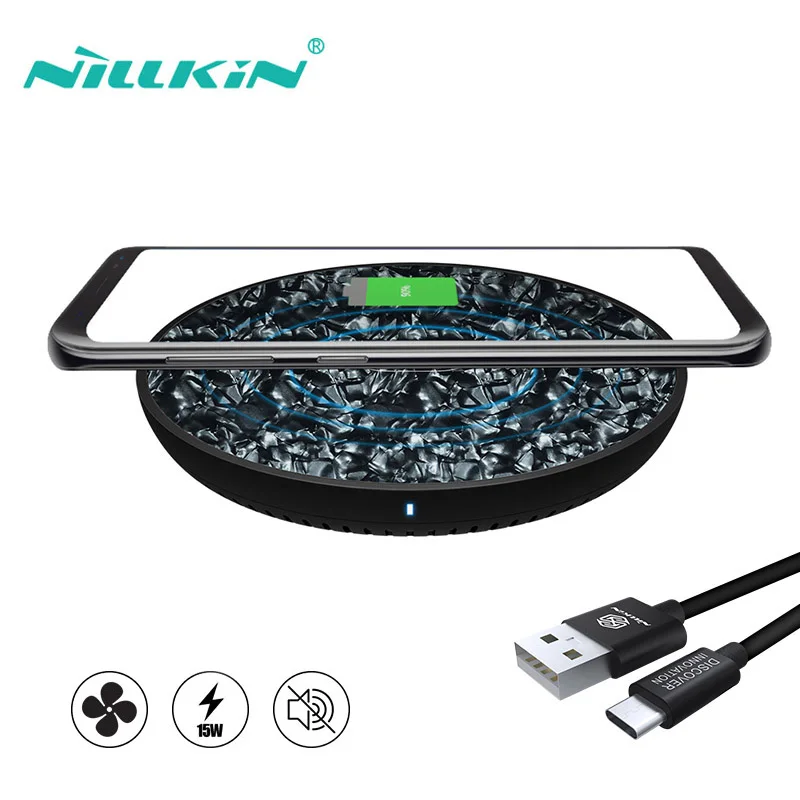 

NILLKIN 15w Fast Charger For Huawei Mate 20 Pro Xiaomi Mi 9 Qi Wireless Charger For iPhone x xs xr Samsung s8 s9 Plus Note 8 9