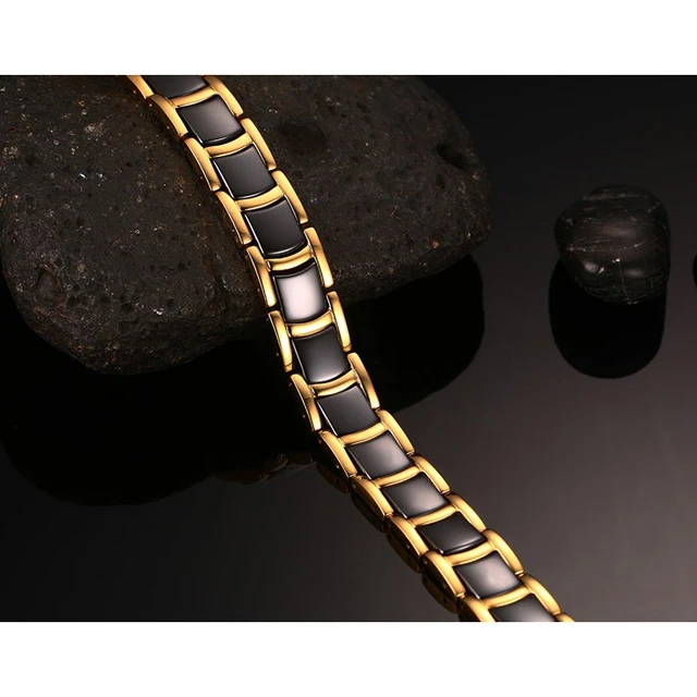 Фото магнитный браслет welmag из германии черный керамический нержавеющей цена