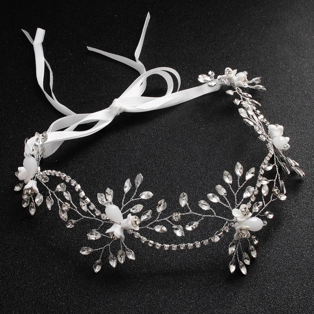 

Bride Crystal Hair Band Wedding Jewelry Headband Head Ornaments Head Piece