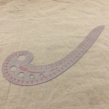 

Sewing Tools Soft Plastic Comma Shaped Curve Ruler Styling Design Ruler French Curve 3231