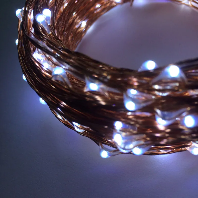 100 m 1000 Luzes Led Fio de Cobre Luz Cordas Fada Lâmpada para Decorações do Casamento do Natal do Jardim ao ar Livre à Prova d' Água para Casa 8 cobre corda luz ao ar livre à