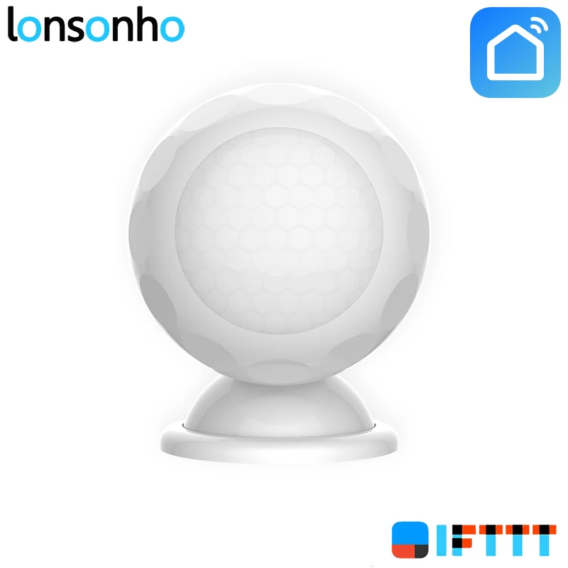 

Lonsonho Wireless Wifi PIR Motion Sensor Alarm Detector No HUB Required Smart Home Automation Tuya Smart Life APP
