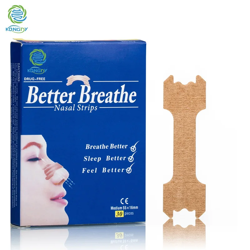 

KONGDY Anti Snoring Strips Small Or Large 30 Pieces/ Box Better Breathe Nasal Strip Reduce Snoring Aid Device Health Sleep Well