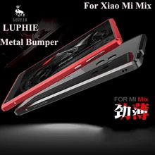 Top Quality Bumper Case For Xiaomi mi Mix Original Luphie Brand Luxury Metal Case Aluminum Frame For Xiaomi Mi Mix 6.4”
