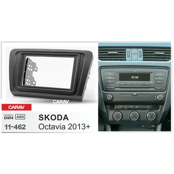 

CARAV 11-462 Double Din Fascia For SKODA Octavia 2013+ Radio DVD Stereo Panel Dash Mounting Installation Trim