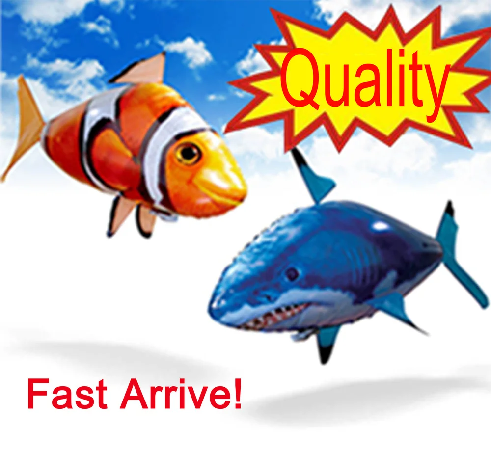 free+fast shipping,100 high quality+good price,rc air fish toys,remote
