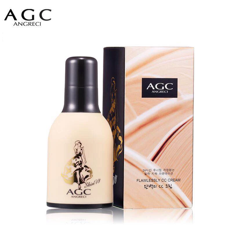 

AGC light water moisturizing CC cream foundation solution moisturizing Concealer oil control nude makeup is not easy to get rid