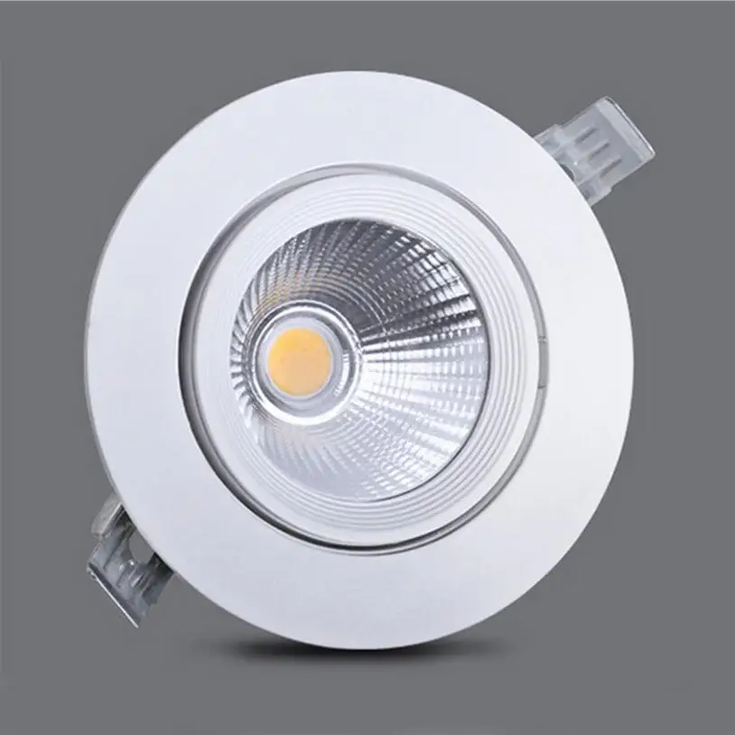 12W 15W LED Trunk Downlight COB Ceiling lamp Adjustable recessed Super