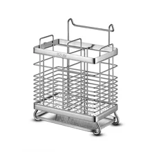 Multi-function Stainless steel hanging chopstick knife rack fork cage spoon holder reinforced kitchen supplies cutlery organizer