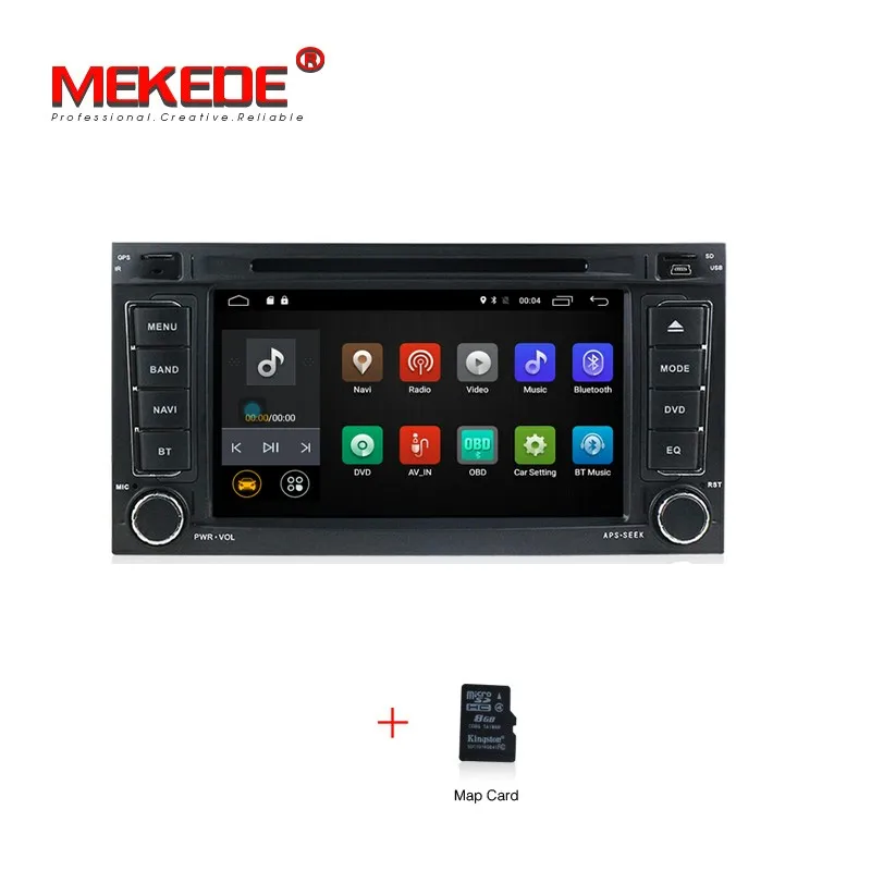 Android 7.1 Quad core 2 din Car DVD Player For VW TOUAREG 2004 -2009 with wifi GPS Navigator radio BT 2G RAM 4G LTE free ship