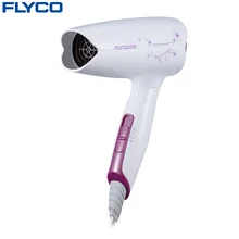 FLYCO professional Mini lightweight hairdyer portable Hot and Cold Wind Foldable hair dryer quiet Styling Tools