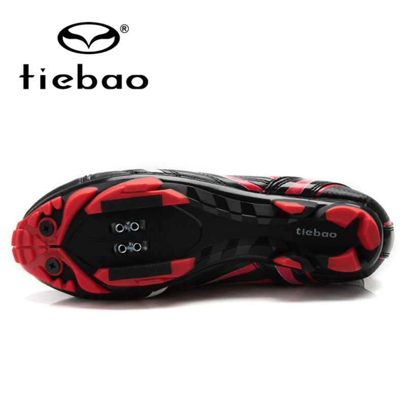 TIEBAO Sapatilha Ciclismo MTB Winter Cycling Shoes SPD Pedals Set Bike Bicycle MTB Breathable Self-locking Riding bicycle MTB