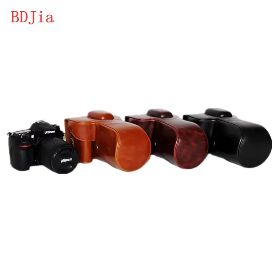 Чехол-сумка из искусственной кожи для камеры Nikon D7200 D7100 DRSL без ремешка 3 вида