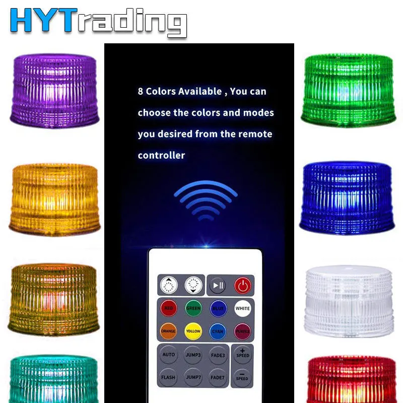 Car Lights 30 LED Magnetic Strobe Light with Remote Control RGB Emergency Beacon Lights Police Lights Car Lights 30 LED Magnetic Strobe Light with Remote Control RGB Emergency Beacon Lights Police Lights