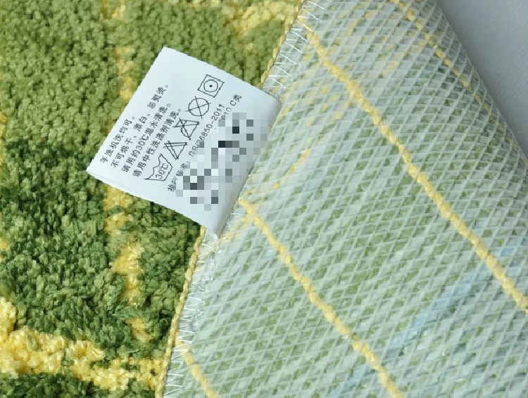 Удобный зеленый коврик из микрофибры в форме листа, впитывающий Противоскользящий вакуумный коврик, коврик для кухни, двери, ванной комнаты, зеленые коврики