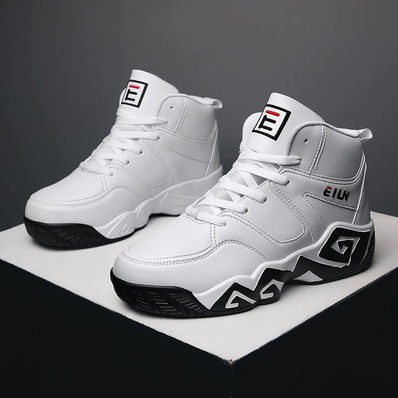 TULUO جديد حذاء كرة السلة للرجال تنفس شبكة عالية أعلى احذية رياضية في الهواء الطلق الأحذية للعب أحذية حجم كبير 39- 48 TULUO جديد حذاء كرة السلة للرجال تنفس شبكة عالية أعلى احذية رياضية في الهواء الطلق الأحذية للعب أحذية حجم كبير 39- 48