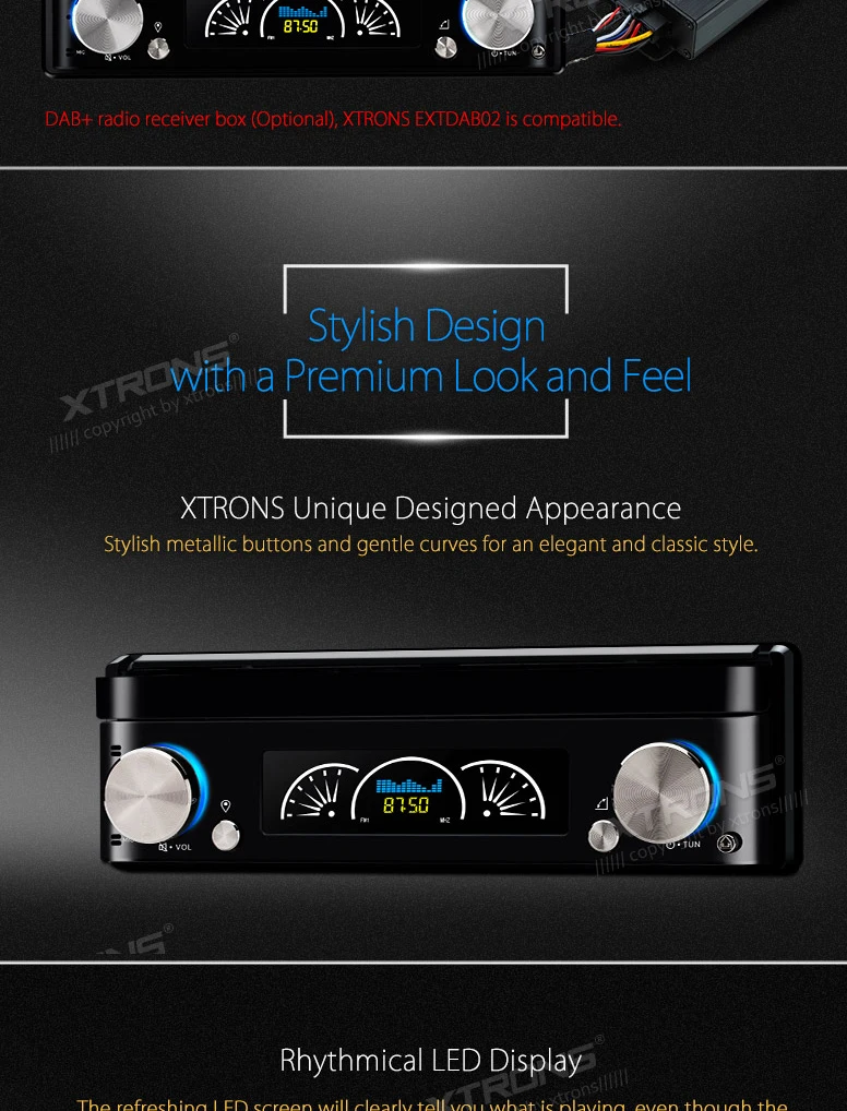 Clearance 7" Universal Single 1 One Din Car DVD GPS DAB+ Radio Touch Screen Colorized Detachable Panel Multimedia Bluetooth SD RDS Stereo 2