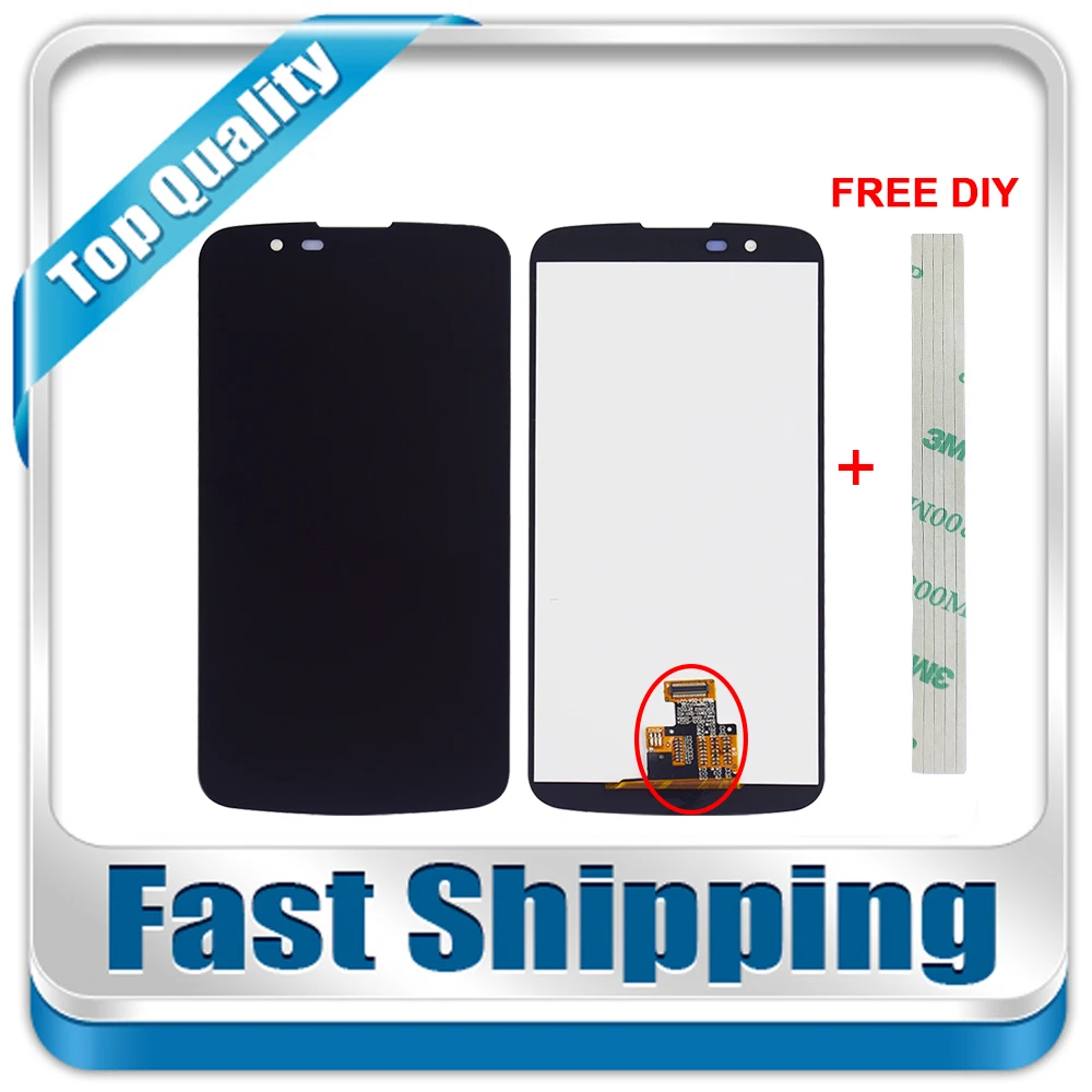 

New For LG K10 LTE K420N K430 K430DS K410 Replacement LCD Display + Touch Screen Assembly 5.3-inch Black White