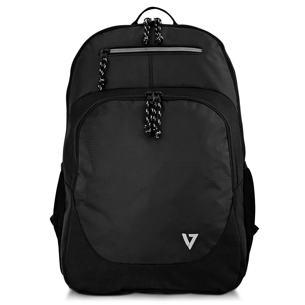 

V7 Mochila para portatil Vantage 16.1;, Nylon, Negro, Monotono, 1680 D, 40,9 cm (16.1"), Key pocket, Pen pocket, Bolsi
