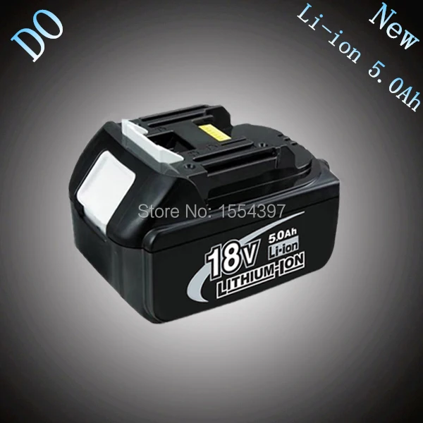 New 5000mAh Rechargeable Lithium Ion Replacement Power Tool Battery Packs for Makita 18V BL1830 BL1840 BL1850 LXT400 194205-3 New 5000mAh Rechargeable Lithium Ion Replacement Power Tool Battery Packs for Makita 18V BL1830 BL1840 BL1850 LXT400 194205-3