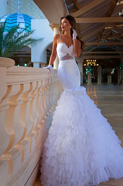 Whole Y Spaghetti Strap Mermaid White Indonesia Bridal Gown Whole Y Spaghetti Strap Mermaid White Indonesia Bridal Gown Ebay China Custom Made Alibaba Sharara