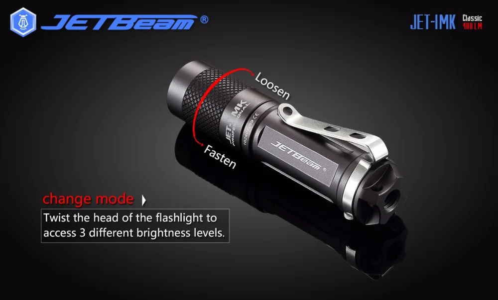 Jetbeam JET-I MK I-MK Cree XP-G2 светодиодный светильник-480 люмен w/8x Eco-Sensa AA батареи w/эксклюзивный Jetbeam брелок Светильник