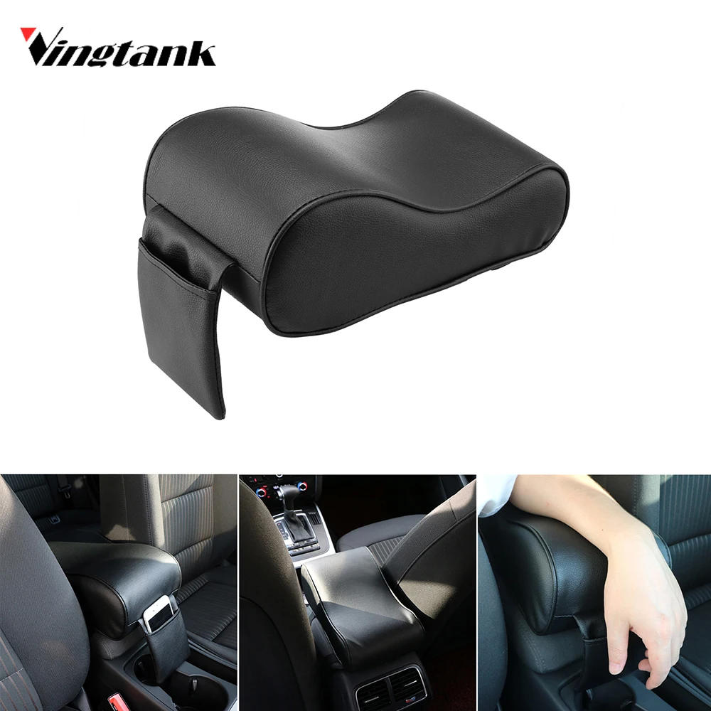 Vingtank Luxury PU Leather Car Center Box Armrest Cushion Armrests