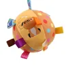 Anneau à hochet pour enfants 5 couleurs, boule à sonnettes, tissu pour bébés, jouet éducatif d'apprentissage de la musique, boule à saisir main en coton en peluche ► Photo 1/6