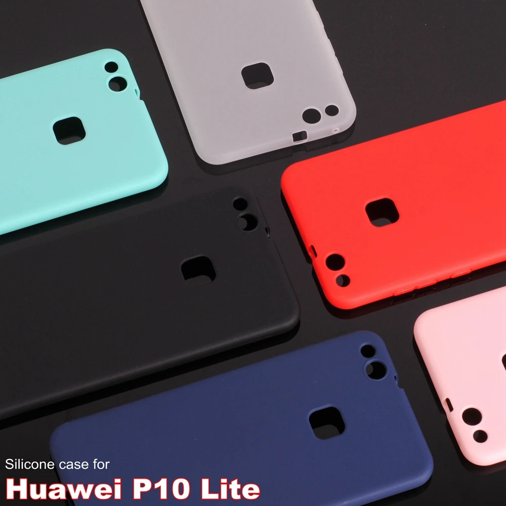 

Huawei P10 Lite case silicone cover Soft TPU case for Huawei P10 lite Micro matte surface Non-slip Anti-fingerprint