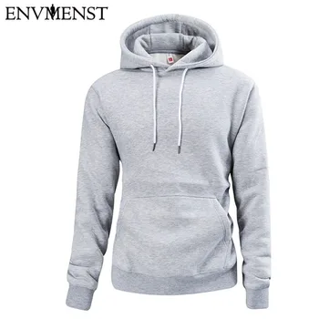

Envmenst Men Sweatshirt Hip Hop Solid Color Long Sleeve Pullover Hoodies Sweatshirt hoodies Men Top quality
