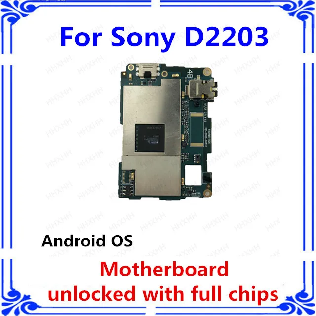 

For Sony Xperia E3 D2203 motherboard Android OS tested logic board unlocked with chip mainboard For sony xperia board D2203 fee