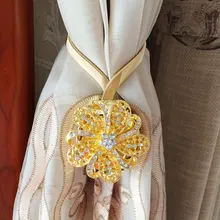 Цветок занавес Европейский стиль пряжки установка Бесплатный удар Магнит Сильный всасывания Простой декоративный ландшафтный дизайн