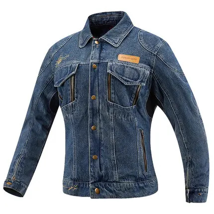 Denim Riding Protector Winter Jacket duhan c1