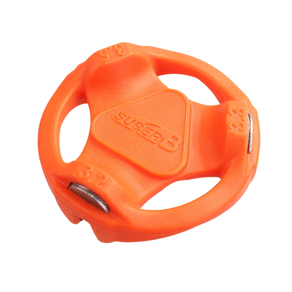 

Super B 3.2mm 3.3mm 3.5mm Spoke Wrench TB-SW05 Nipple Tool Bike Spoke Tool 3 in 1 Wrench