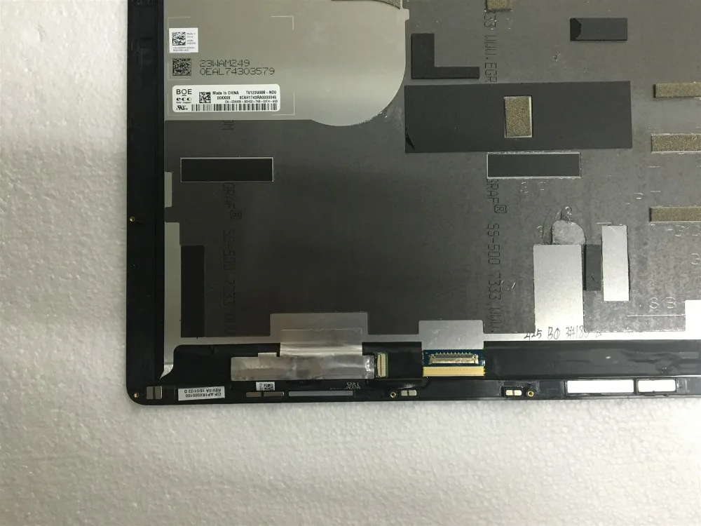 Для DELL LATITUDE 5285 12," 1920X1280 сенсорный ЖК-экран в сборе 2TDV5 X8T3P 0KK8X LQ123N1JX31