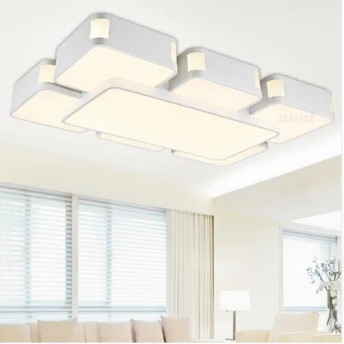 

Modern square&rectangle led ceiling lights plafonnier luminarias lamp bedroom living room 110/220V Ceiling lights led