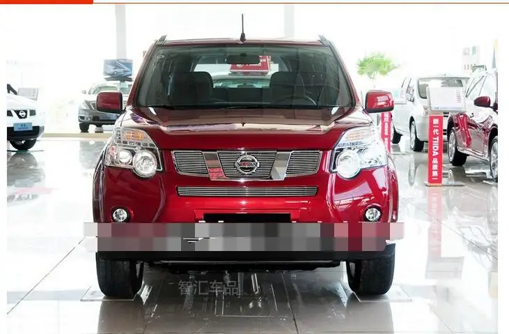 Металлическая решетка передней решетки для Nissan X Trail T31 2008 2009 2010 2011|Хромирование| |