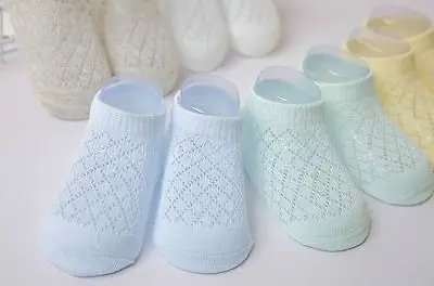 2018 Fashion Baby Boys Girls Summer Hollow Out Net Soft Short socks 5 Pairs 3-8T