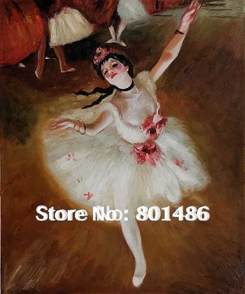 

ballerina dancer oil painting reproduction for modern dacing room decoration/dancer gift